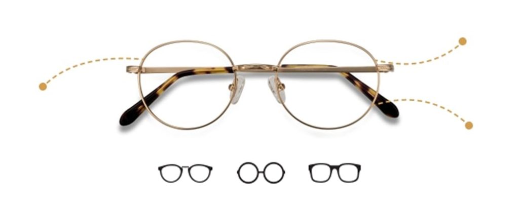 عینک های مناسب برای افراد با شکل صورت مربعی