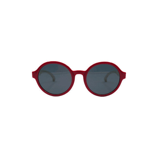 عینک آفتابی بچگانه با فریم قرمز دایره ای VENIZ مدل P5035