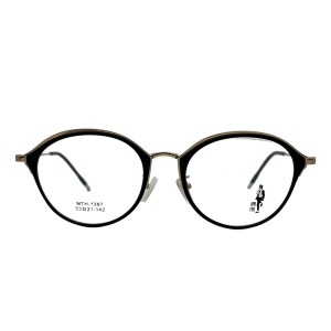 فریم عینک طبی col.01 مدل MTH_1307 فلزی با شکل گرد