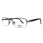 نمای نیم رخ فریم مستطیلی عینک طبی آلبرت مدل Ab001