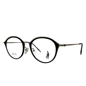 فریم عینک طبی گرد با دسته فلزی از برند COL.01