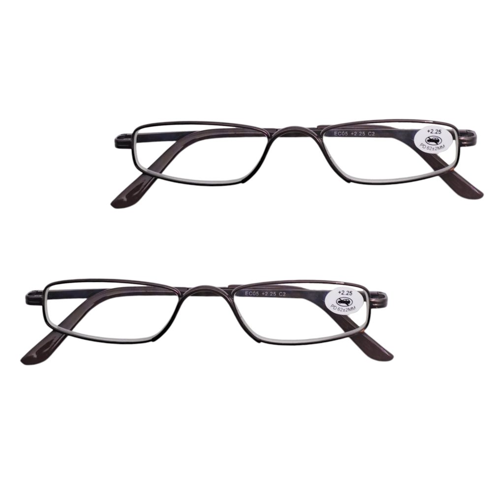 عینک مطالعه نزدیک بین بلوکات فلزی