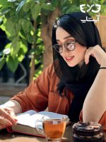 عینک نزدیک بین POLO شیشه ای دودی مشکی P122 - Image 8