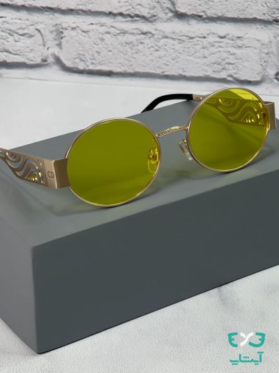 عینک آفتابی فشن دیور Dior مدل g29555 زرد
