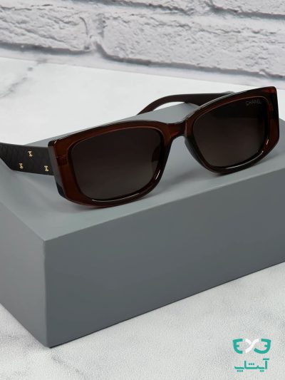 عینک آفتابی پلاریزه شانل CHANEL مدل P2287 قهوه ای