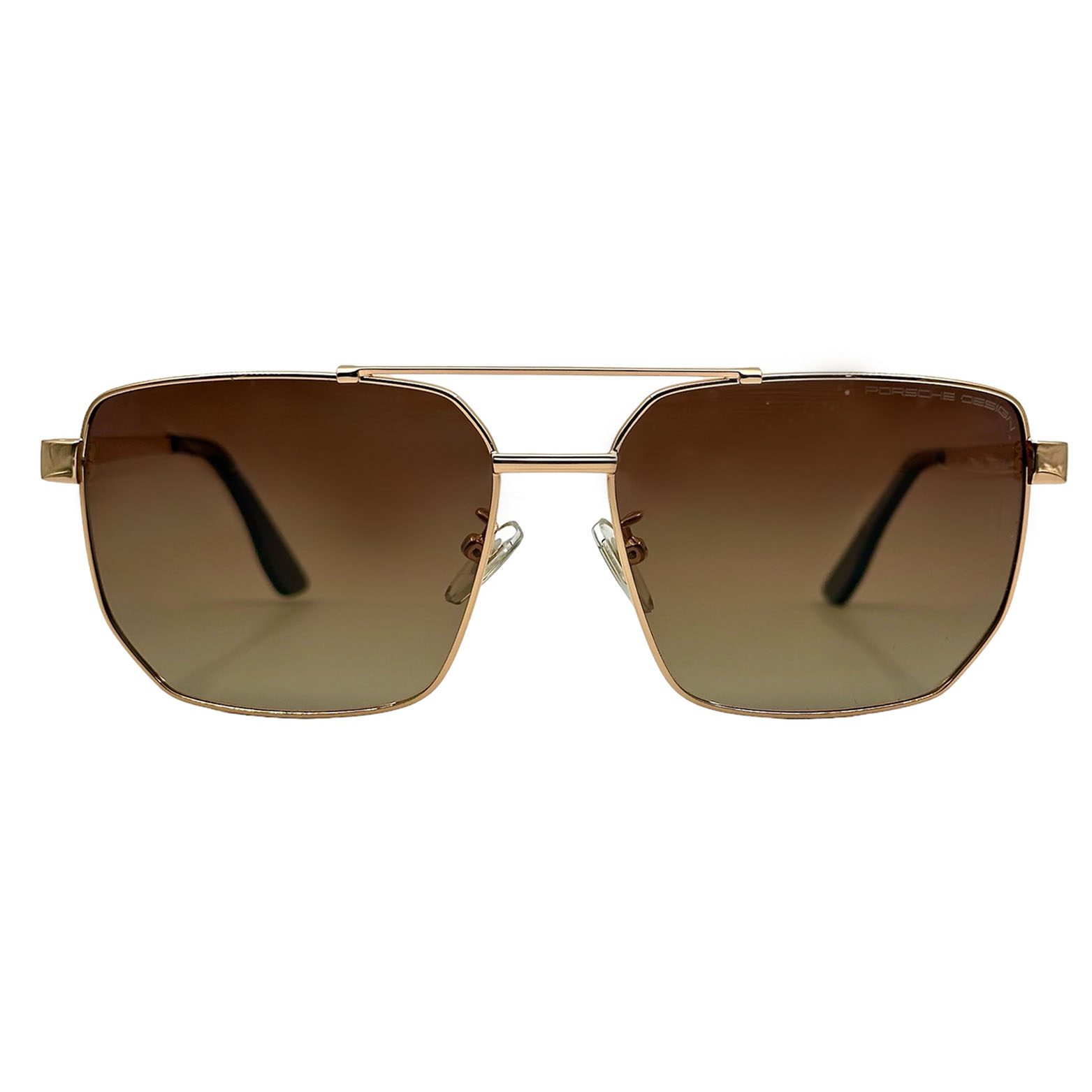 عینک آفتابی پلاریزه پورش دیزاین PORSCHE DESIGN P8876 طلایی دسته مشکی
