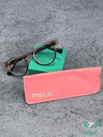 عینک نزدیک بین POLO شیشه ای صورتی مشکی P122 - Image 6