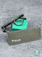 عینک نزدیک بین POLO شیشه ای دودی مشکی P122 - Image 6