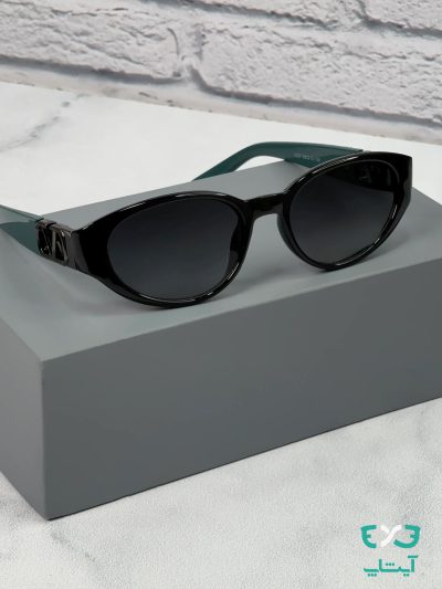 عینک آفتابی زنانه ولنتینو valentino مدل 1027 مشکی دسته سبز