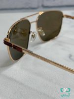 عینک آفتابی پلاریزه پورش دیزاین PORSCHE DESIGN P8876 طلایی دسته مشکی - Image 4