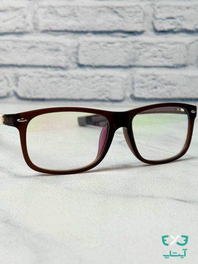 عینک نزدیک بین مگنتی قهوه ای سایز بزرگ
