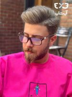 عینک نزدیک بین مگنتی قهوه ای سایز بزرگ - Image 3