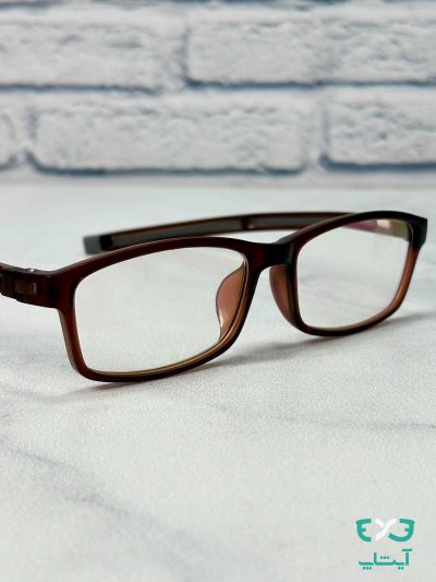 عینک نزدیک بین مگنتی قهوه ای سایز کوچک