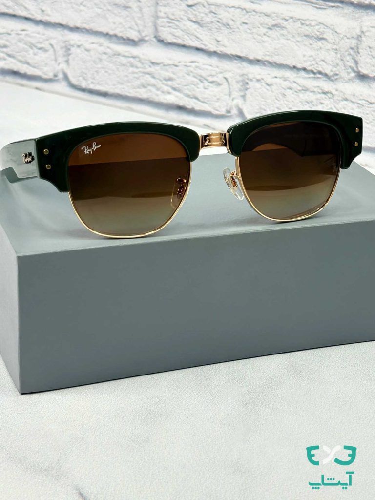 عینک آفتابی ریبن Rayban کدRB0504 کلاب مستر مشکی براق