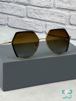 عینک آفتابی گوچی GUCCI کد9308 قهوه ای طلایی