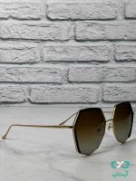 عینک آفتابی گوچی GUCCI کد9308 قهوه ای طلایی - Image 2