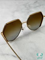عینک آفتابی گوچی GUCCI کد9308 قهوه ای طلایی - Image 3