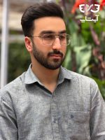 عینک طبی فریم فلزی دو پل NEW LAND کد2203 - Image 8