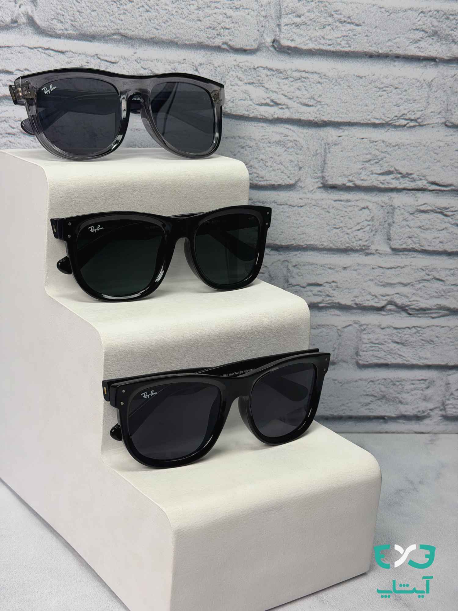 عینک آفتابی ریبن Rayban REVERSE کد RB0501 — تصویر ۴